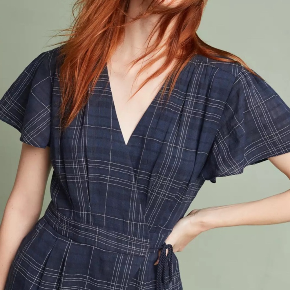 Anthropologie Greylin  Kate Wrap Romper